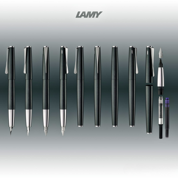 Lamy Studio Fountain Pen Black Forest (Special Edition 2021) — Lamy fountain pen — precision nib writing instrument, at Cityluxe Singapore stationery store