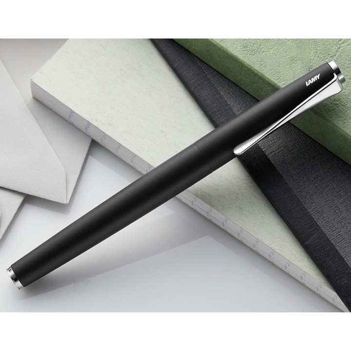 Lamy Studio Fountain Pen Black — flat lay