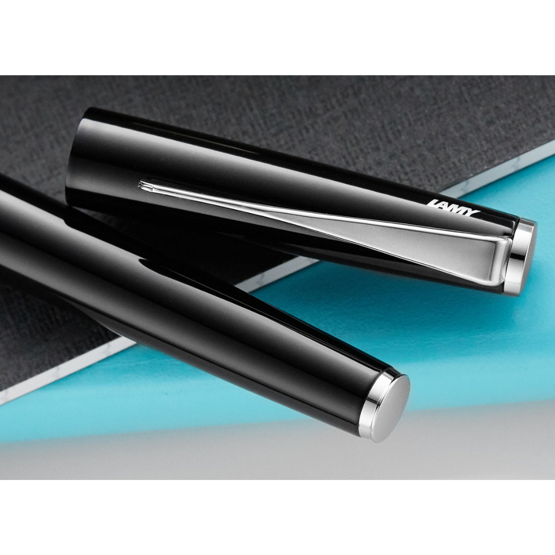 Lamy Studio Fountain Pen Piano Black — flat lay