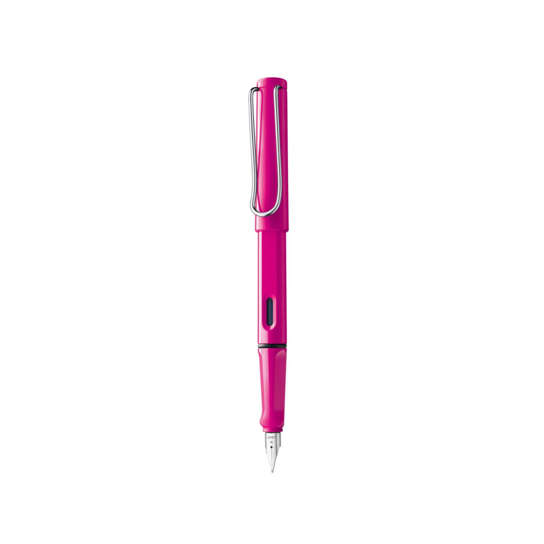 Lamy Safari Fountain Pen Pink — Lamy fountain pen — precision nib writing instrument, at Cityluxe Singapore stationery store
