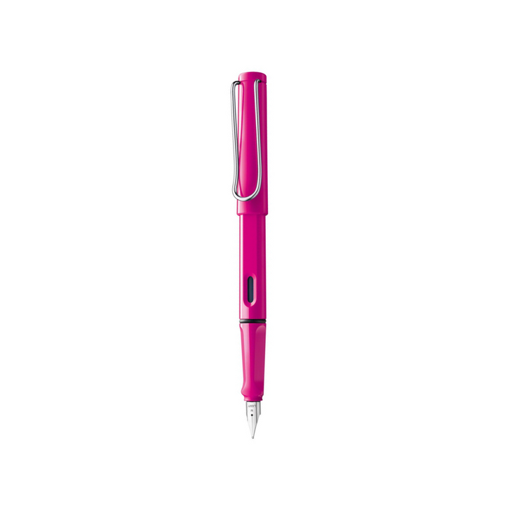 Lamy Safari Fountain Pen Pink — Lamy fountain pen — precision nib writing instrument, at Cityluxe Singapore stationery store