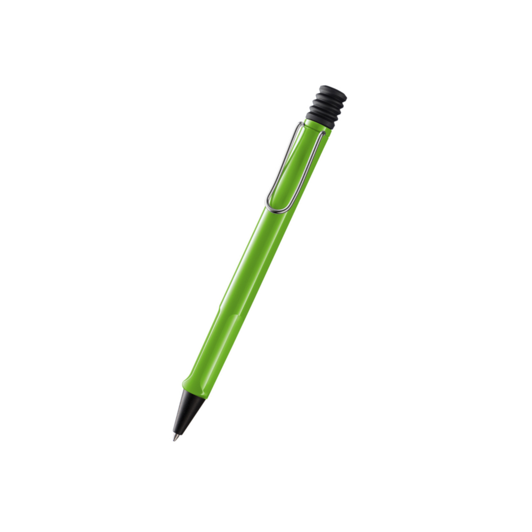 Lamy Safari Ballpoint Pen Green — Lamy ballpoint pen — reliable smooth-writing everyday pen, at Cityluxe Singapore
