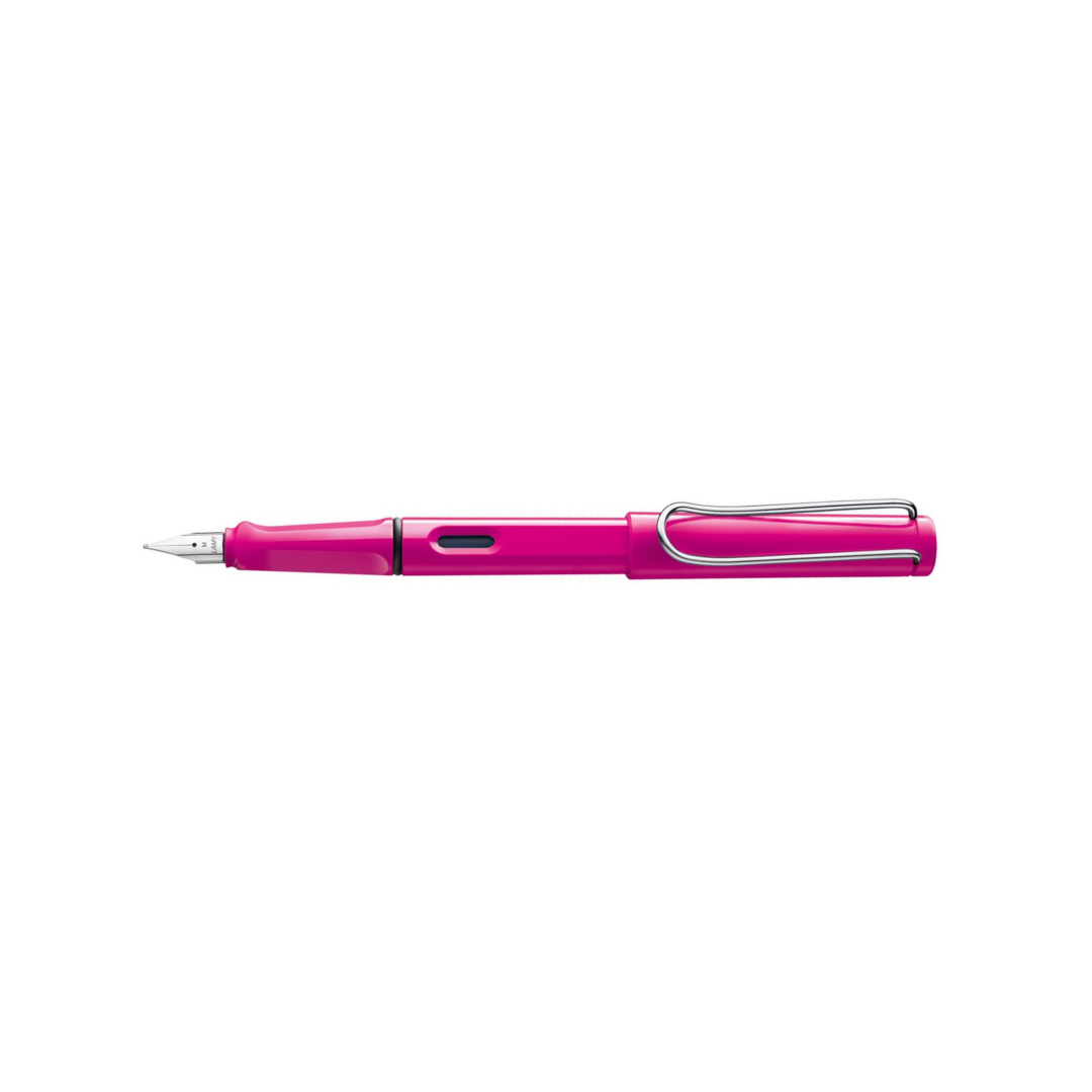 Lamy Safari Fountain Pen Pink — Lamy fountain pen — precision nib writing instrument, at Cityluxe Singapore stationery store