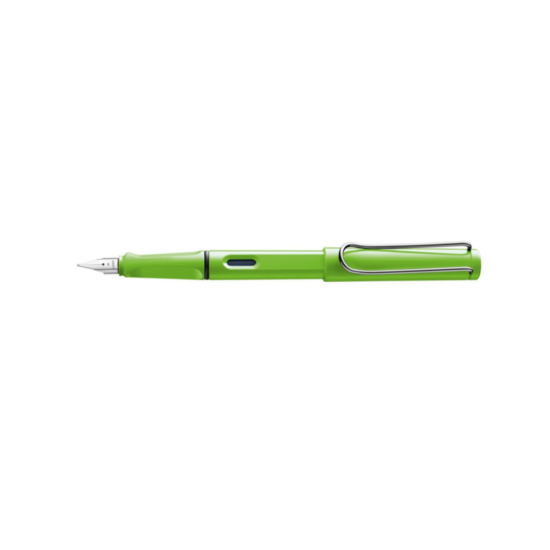 Lamy Safari Fountain Pen Green — Lamy fountain pen — precision nib writing instrument, at Cityluxe Singapore stationery store