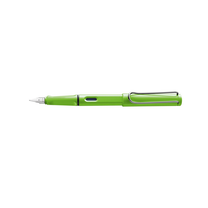 Lamy Safari Fountain Pen Green — Lamy fountain pen — precision nib writing instrument, at Cityluxe Singapore stationery store