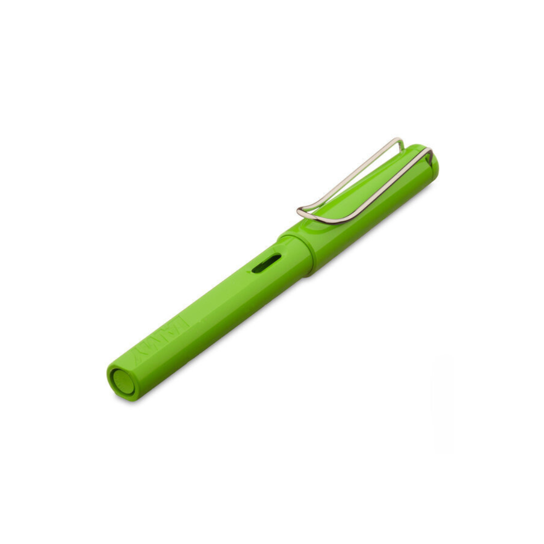 Lamy Safari Fountain Pen Green — Lamy fountain pen — precision nib writing instrument, at Cityluxe Singapore stationery store