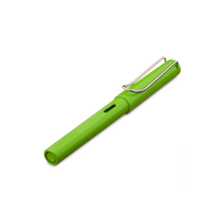 Lamy Safari Fountain Pen Green — Lamy fountain pen — precision nib writing instrument, at Cityluxe Singapore stationery store