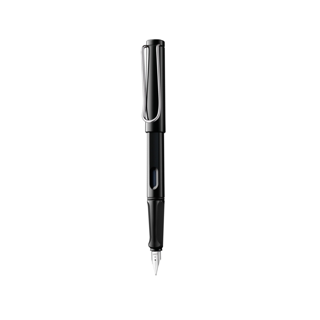 Lamy Safari Fountain Pen Black — Lamy fountain pen — precision nib writing instrument, at Cityluxe Singapore stationery store