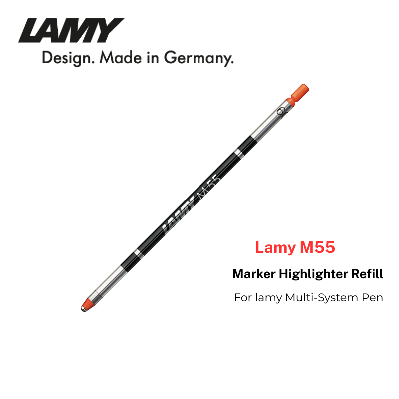 LAMY M55 Orange Marker Refill For Multi-System Pen — capped