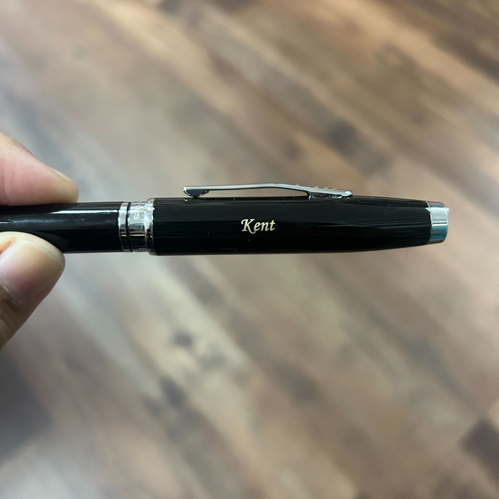 Cross Coventry Ballpoint Pen in Black Lacquer With Gold Tone — Cross ballpoint pen — reliable smooth-writing everyday pen, at Cityluxe Singapore