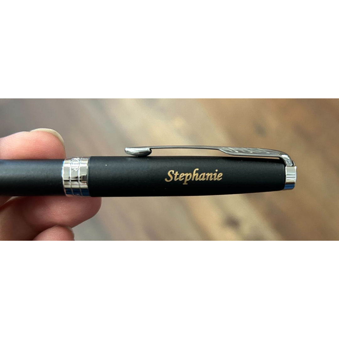 Parker Sonnet Matte Black CT Ballpoint Pen — Parker ballpoint pen — reliable smooth-writing everyday pen, at Cityluxe Singapore