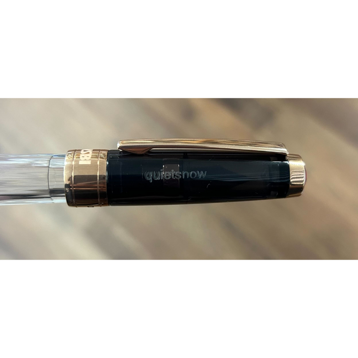 TWSBI Diamond 580 Fountain Pen Smoke RG II — TWSBI fountain pen — precision nib writing instrument, at Cityluxe Singapore stationery store