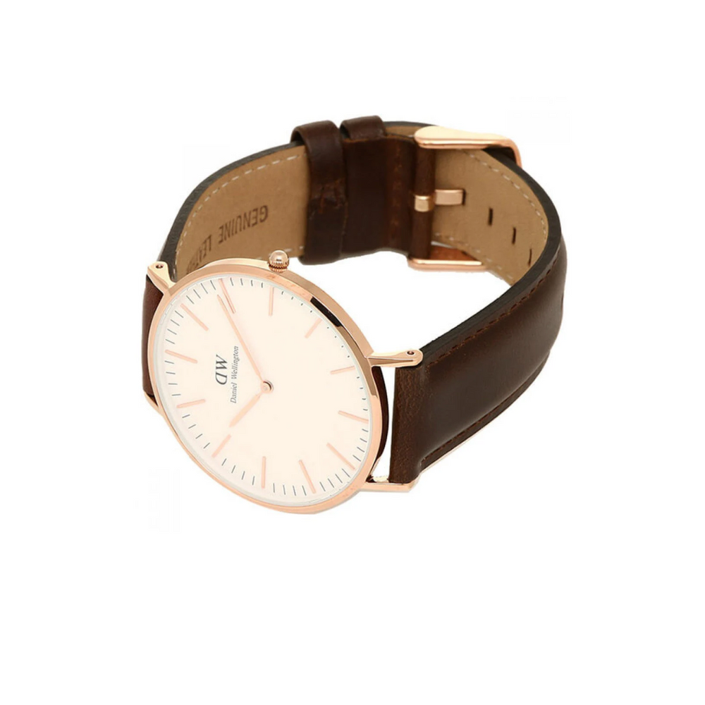 Daniel Wellington Classic Bristol 40mm Men's Gold Watch DW00100009 – Big Daddy Watches (without watch box) — side view