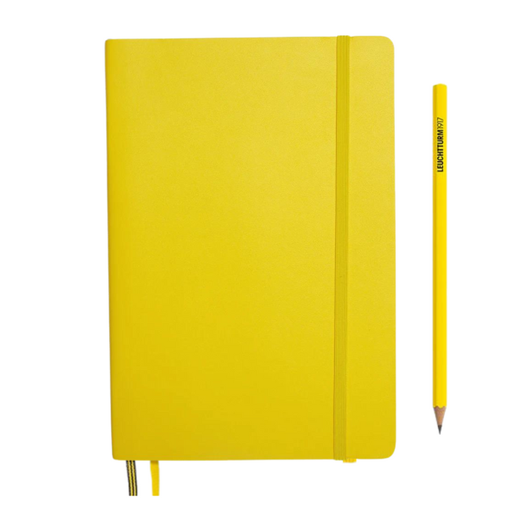 Leuchtturm1917 A5 Medium Softcover Notebook - Plain / Lemon — back cover