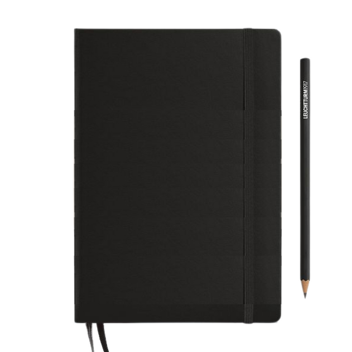 Leuchtturm1917 A5 Medium Hardcover Weekly Planner &amp; Notebook 2025 - Black — side view
