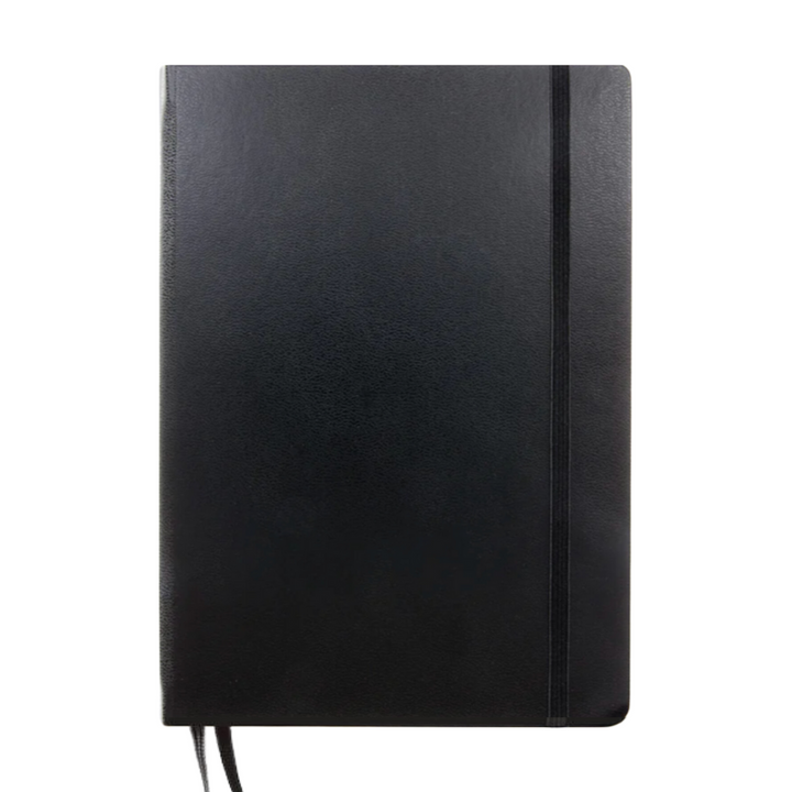 Leuchtturm1917 A5 Medium Hardcover Weekly Planner &amp; Notebook 2025 - Dotted / Black — with packaging