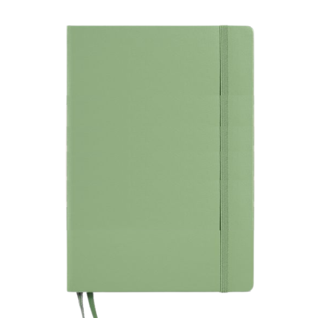Leuchtturm1917 A5 Medium Hardcover Weekly Planner &amp; Notebook 2025 - Sage — with packaging