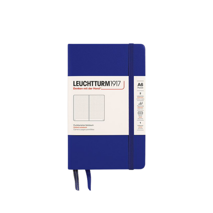 Leuchtturm1917 A6 Pocket Hardcover Notebook - Dotted / Ink — front cover