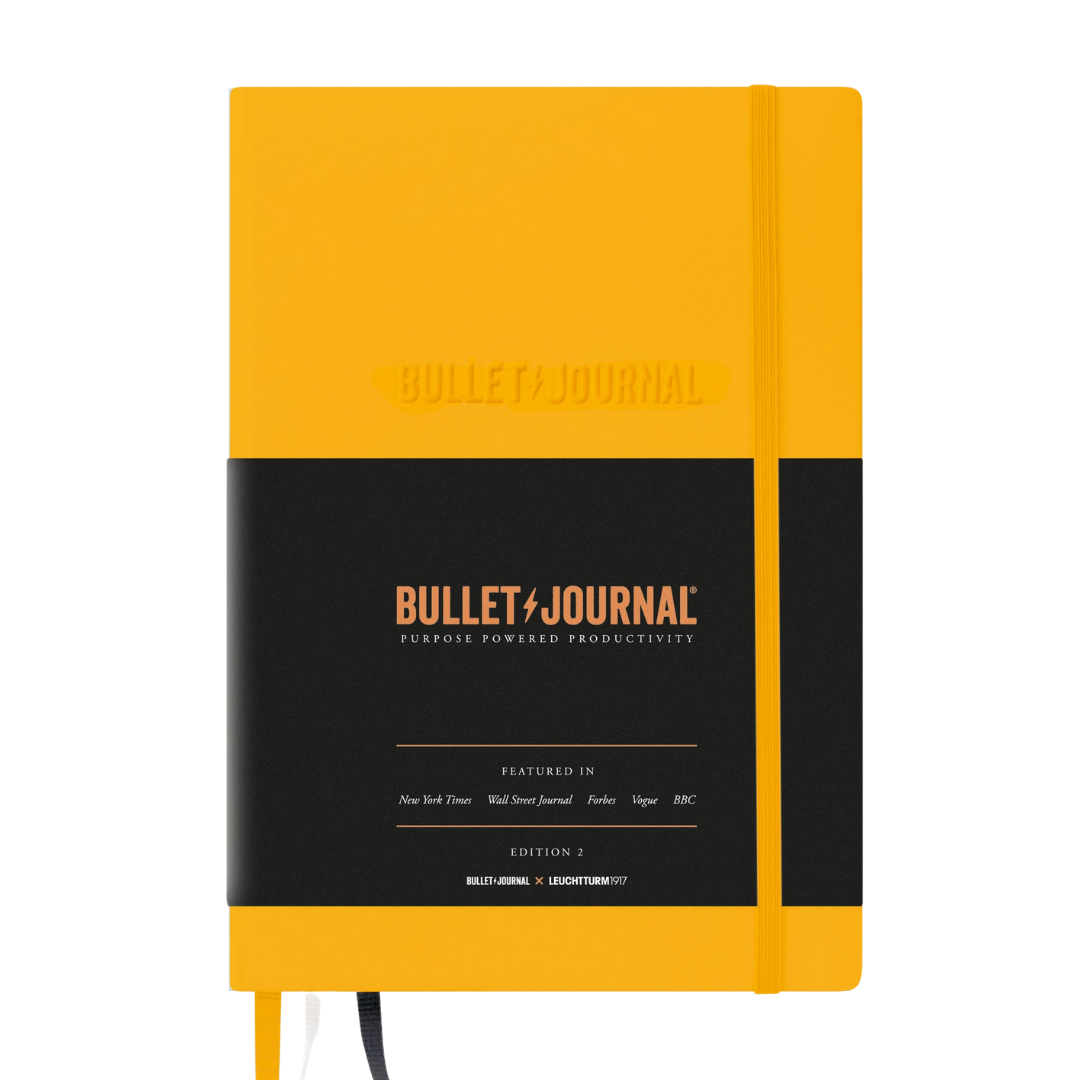 Leuchtturm1917 Bullet Journal Edition 2 A5 Medium Hardcover Notebook - Dotted / Yellow24 — back cover