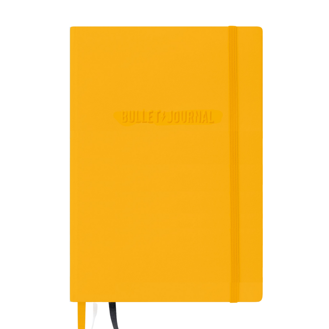 Leuchtturm1917 Bullet Journal Edition 2 A5 Medium Hardcover Notebook - Dotted / Yellow24 — ruling detail