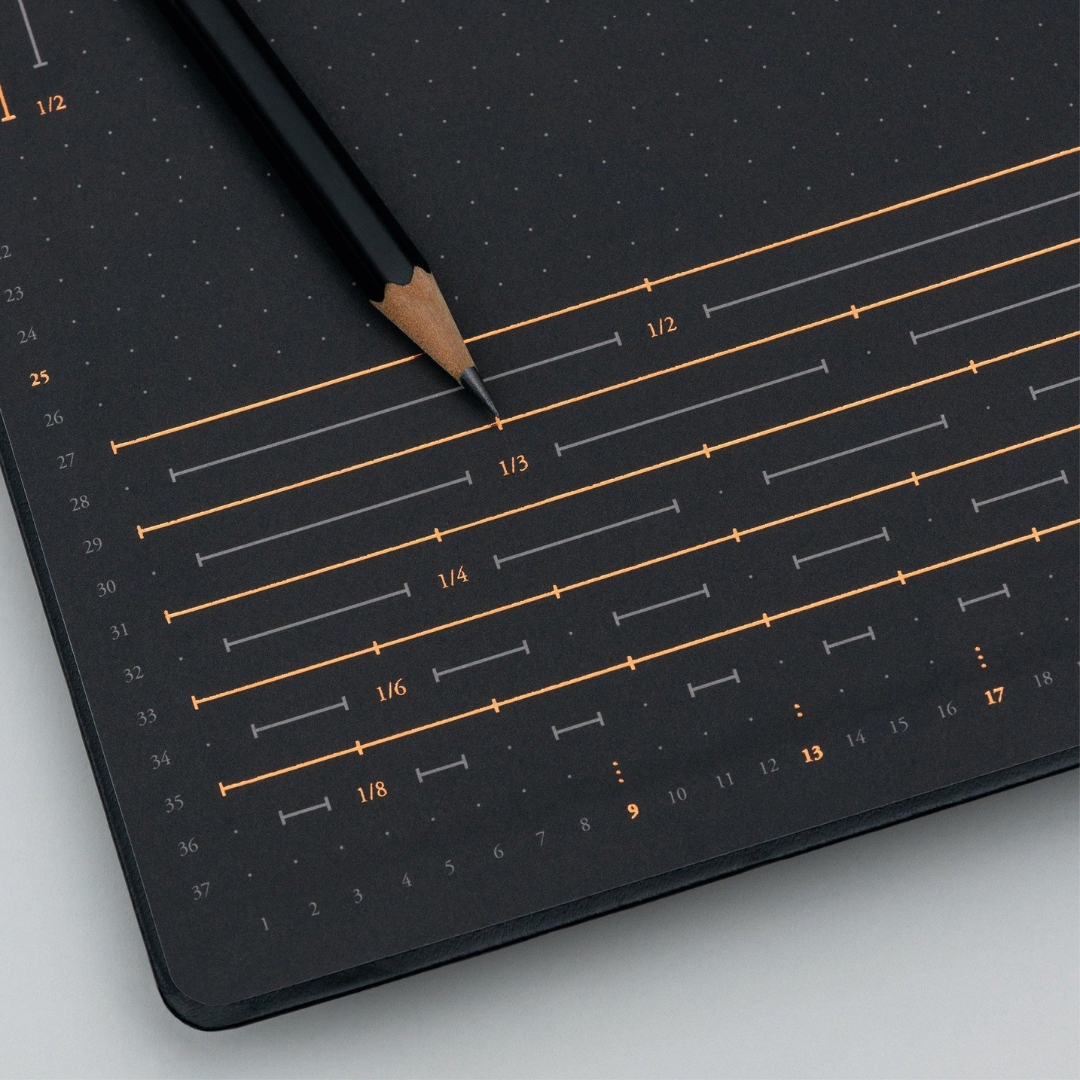 Leuchtturm1917 Bullet Journal Edition 2 A5 Medium Hardcover Notebook - Dotted / Yellow24 — flat lay