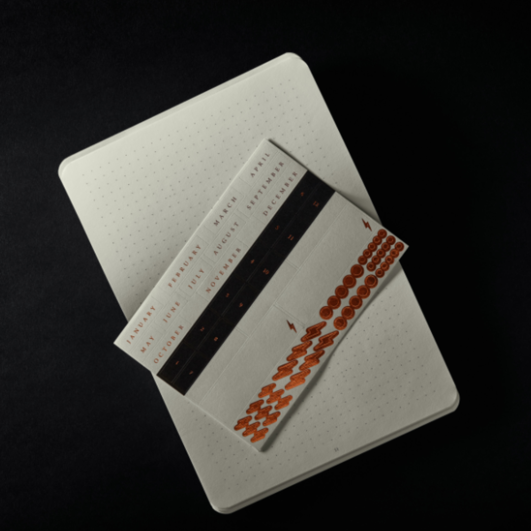 Leuchtturm1917 Bullet Journal Pocket A6 Softcover Notebook - Dotted / Yellow24 — ruling detail