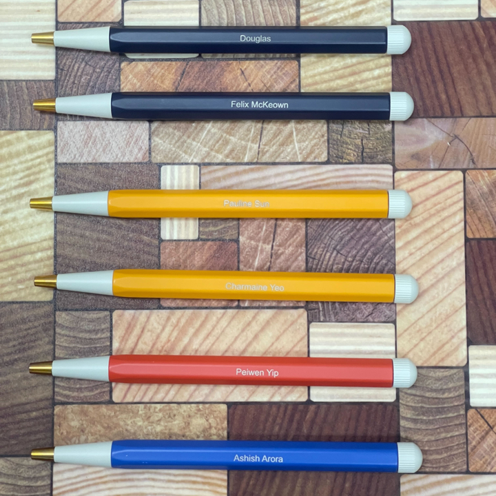 Leuchtturm1917 Recombine Drehgriffel Nr. 1 Ballpoint Pen - Lobster — flat lay