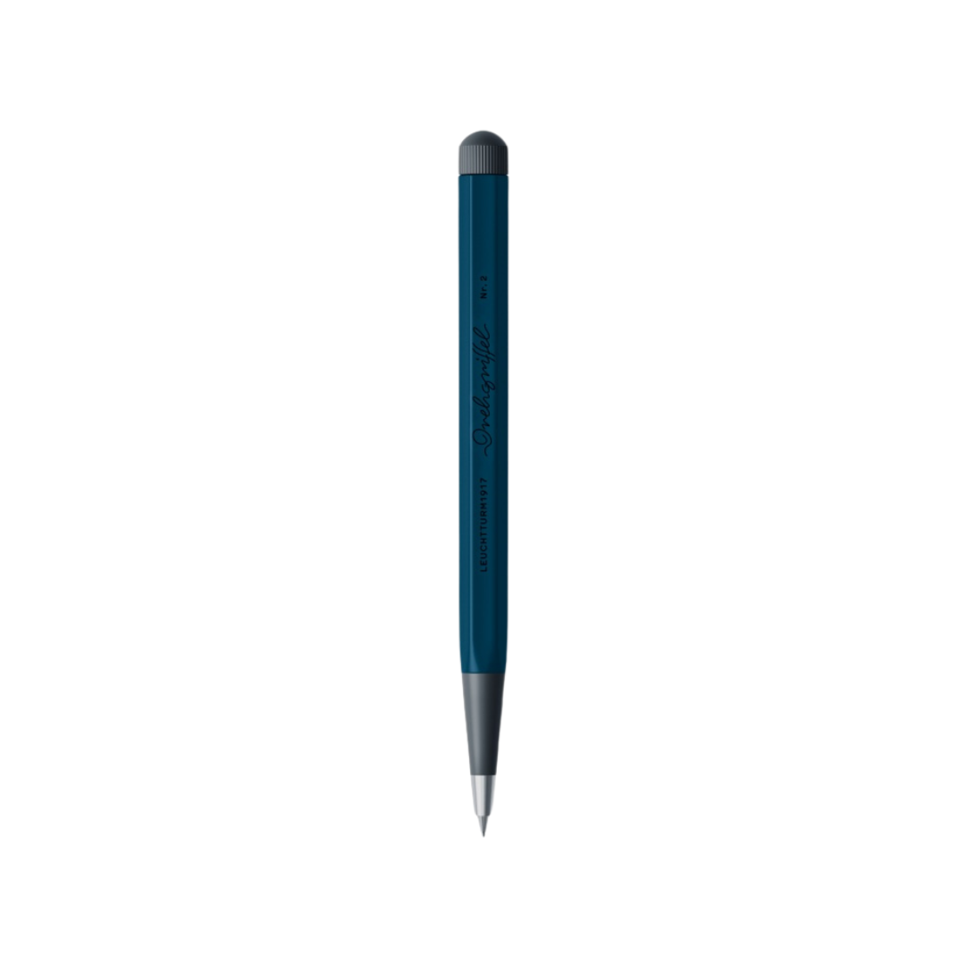Leuchtturm1917 Drehgriffel NR. 2 Mechanical Pencil - Deep Sea — lead extended