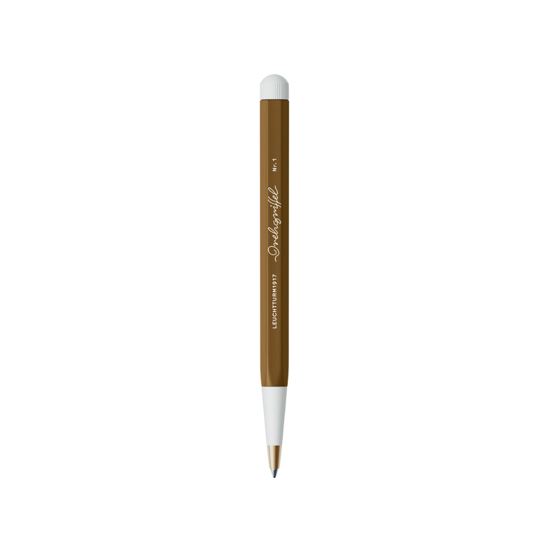 Leuchtturm1917 Drehgriffel Nr. 1 Gel Pen - Spice Brown — side view