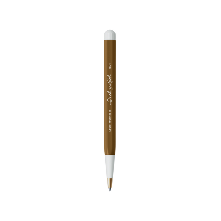 Leuchtturm1917 Drehgriffel Nr. 1 Gel Pen - Spice Brown — side view