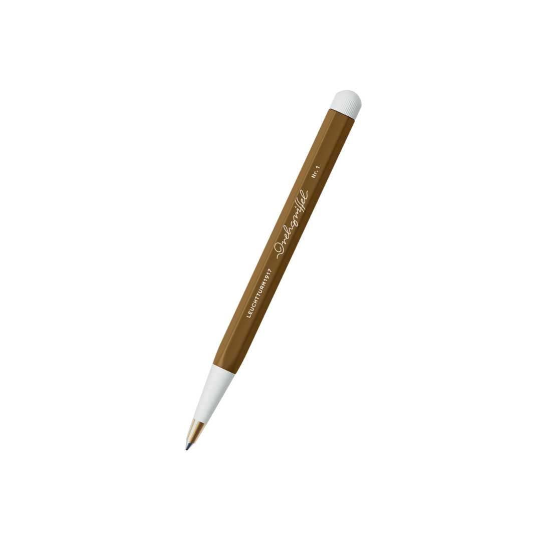 Leuchtturm1917 Drehgriffel Nr. 1 Gel Pen - Spice Brown — front view