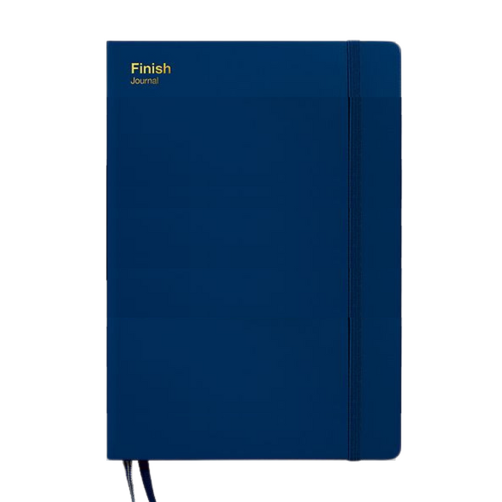 Leuchtturm1917 Finish Journal A5 Medium Hardcover Notebook - Navy Blue — open spread