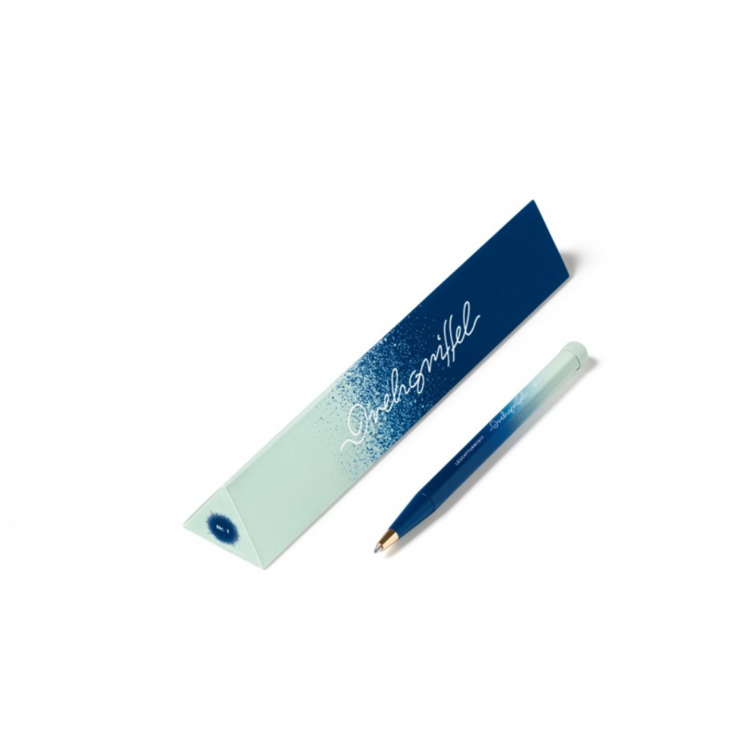 Leuchtturm1917 Gradient Edition Drehgriffel Nr. 1 Ballpoint Pen in Navy x Mint Green — Leuchtturm1917 ballpoint pen — reliable smooth-writing everyday pen, at Cityluxe Singapore