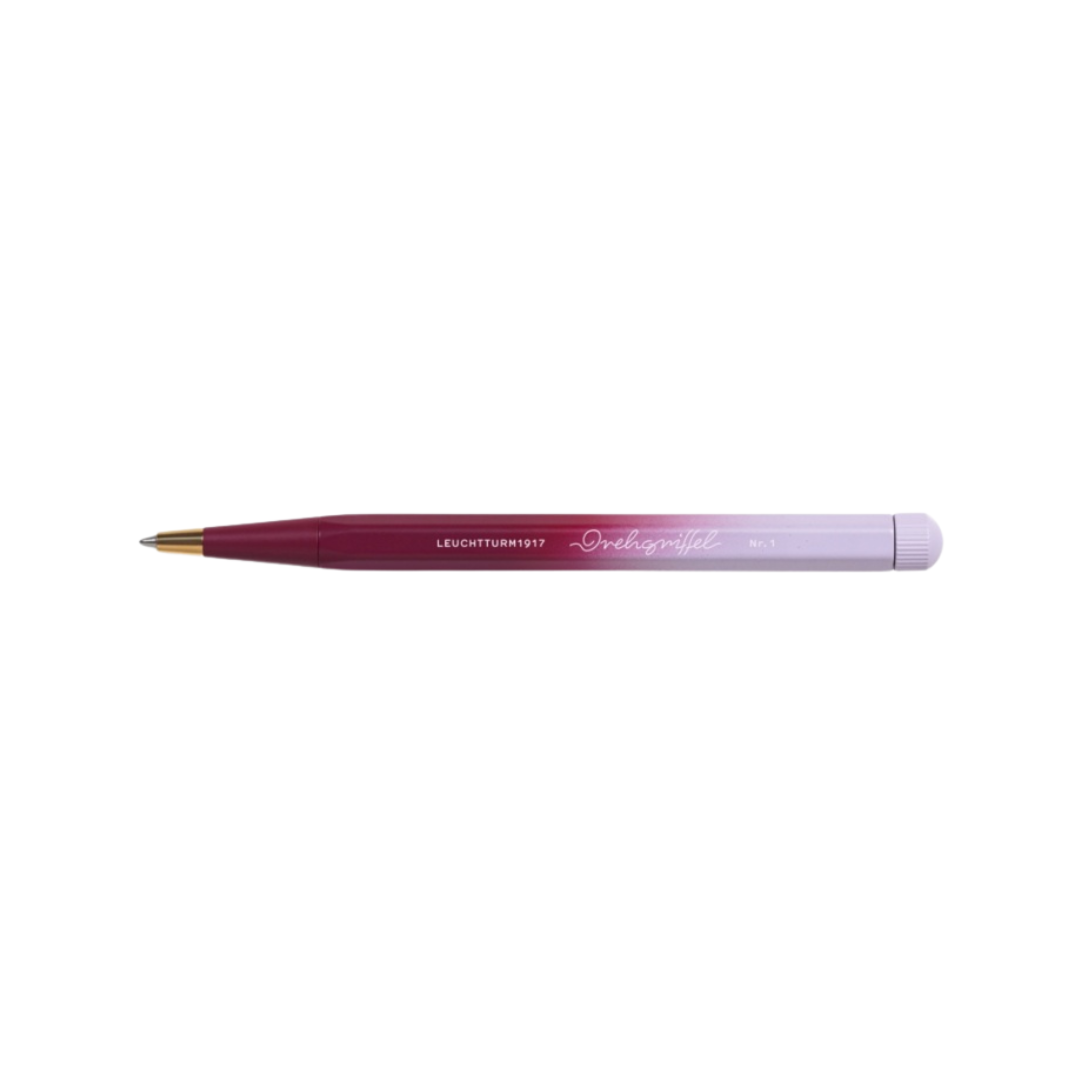 Leuchtturm1917 Gradient Edition Drehgriffel Nr. 1 Ballpoint Pen - Red x Lilac — tip detail