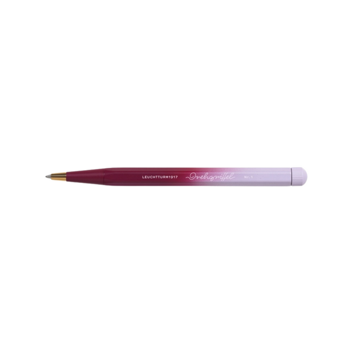 Leuchtturm1917 Gradient Edition Drehgriffel Nr. 1 Ballpoint Pen - Red x Lilac — tip detail