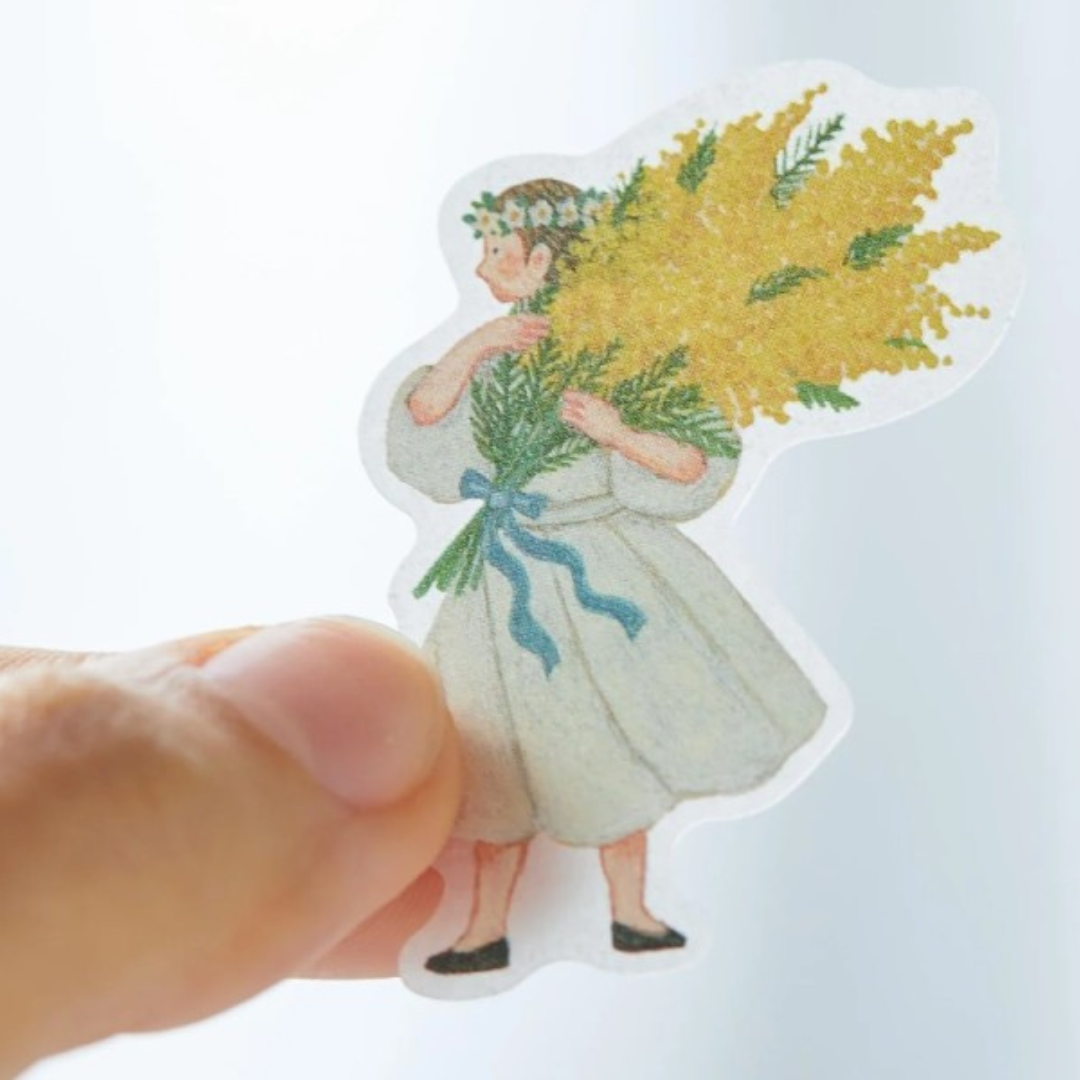 KITTA Flake Sticker - Life — flat lay