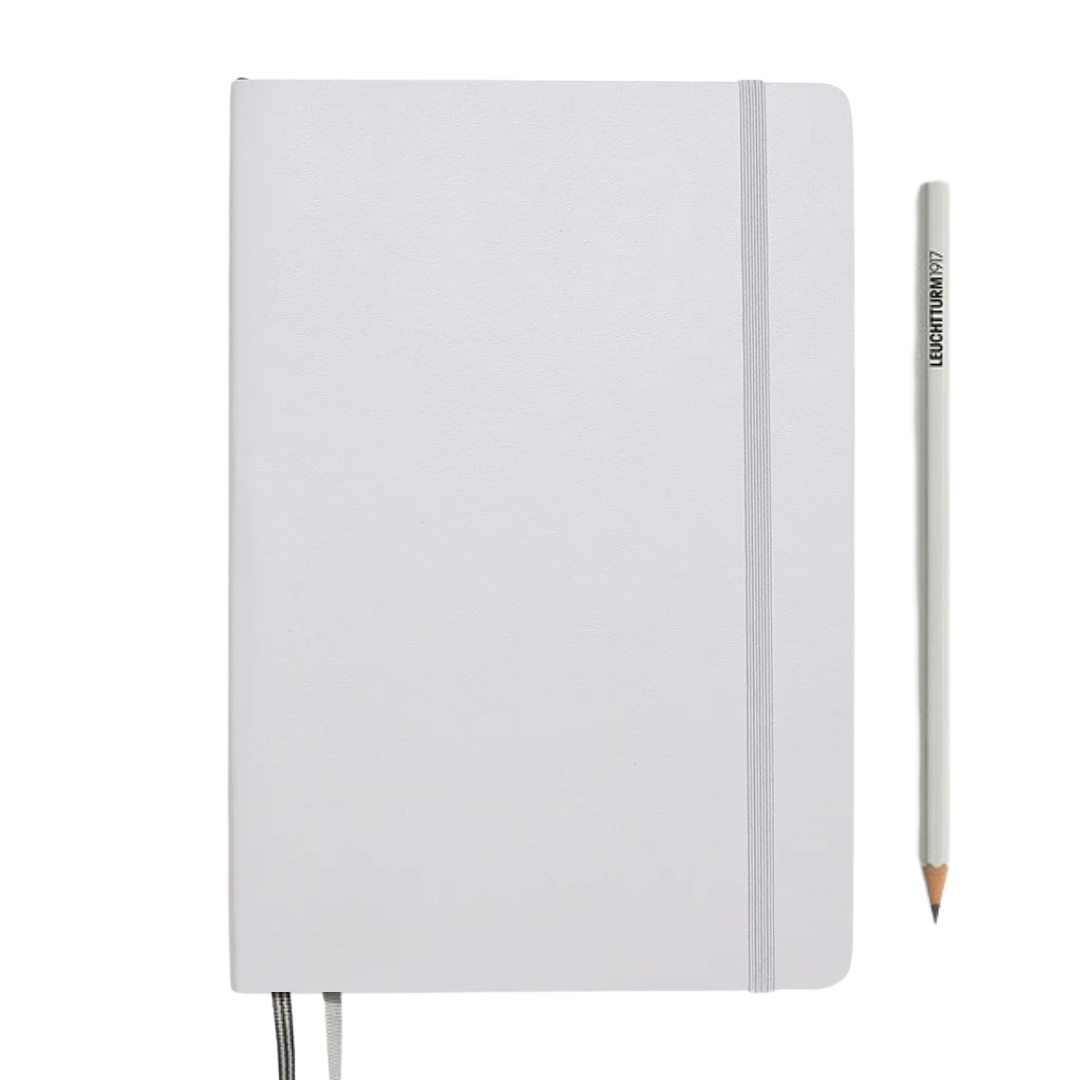 Leuchtturm1917 A5 Medium Softcover Notebook - Plain / Light Grey — back cover