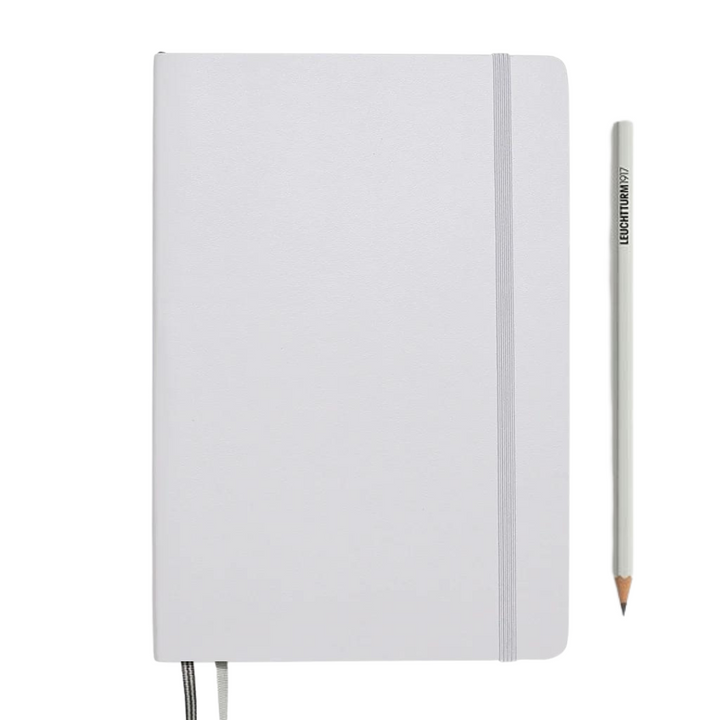 Leuchtturm1917 A5 Medium Softcover Notebook - Plain / Light Grey — back cover