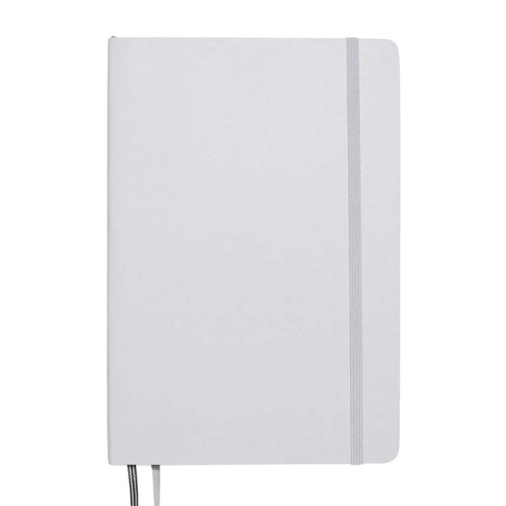 Leuchtturm1917 A5 Medium Softcover Notebook - Plain / Light Grey — open spread