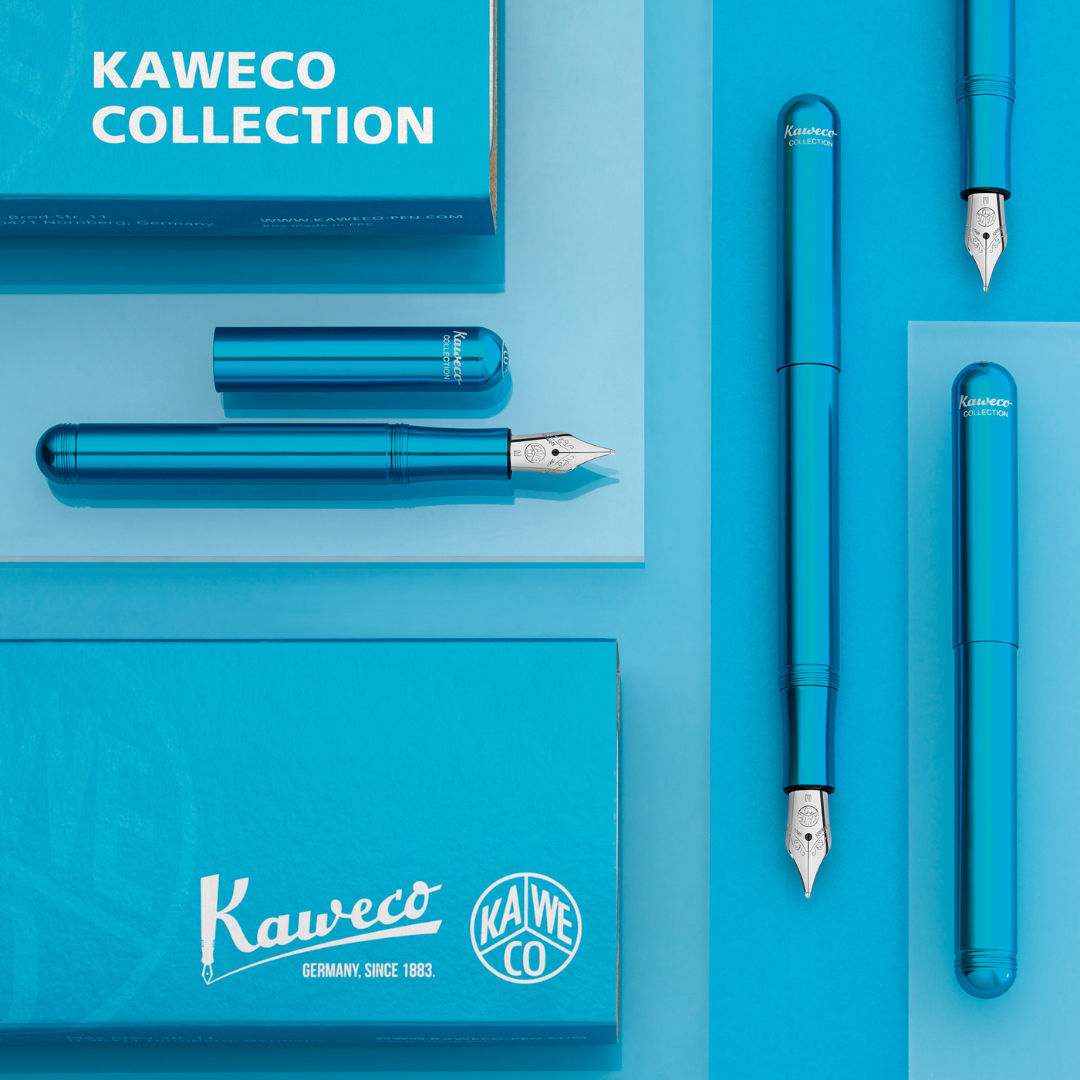 Kaweco Collection Fountain Pen - Liliput Blue — engraving example