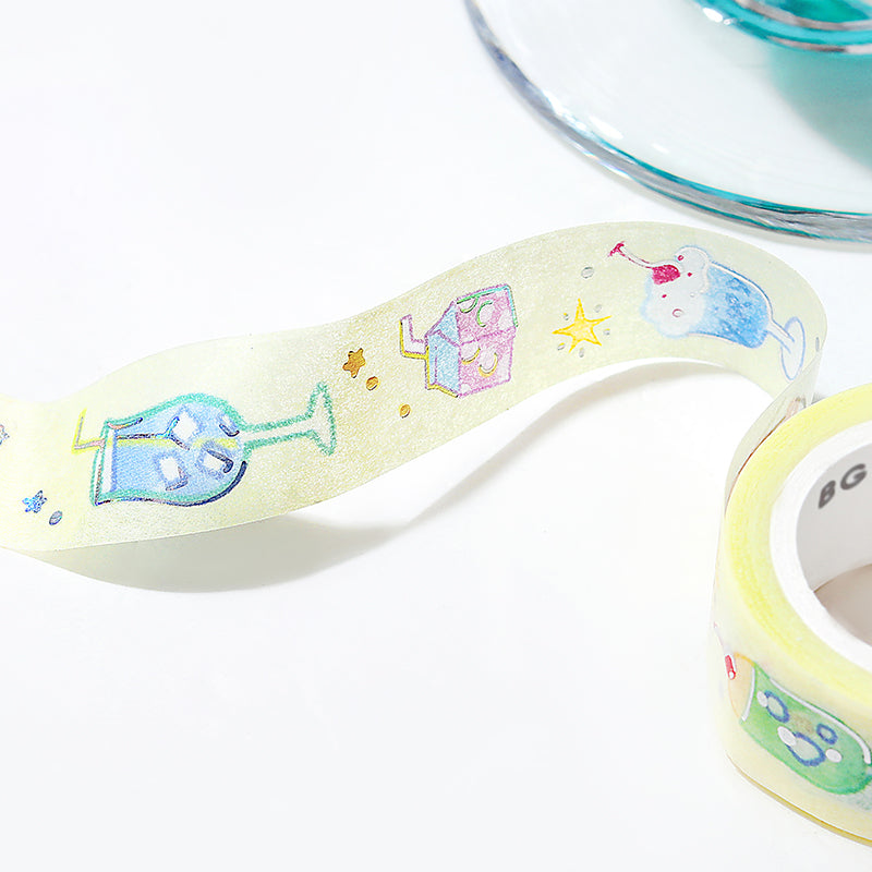 BGM Foil Stamping Masking Tape: Life - Loose Drink — colour swatch