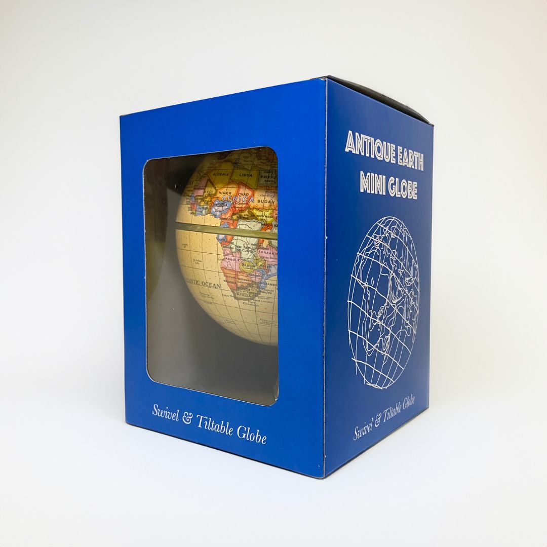Luxo Antique Vintage Globe, Mini Desktop in 10cm — Luxo other — premium stationery and lifestyle, at Cityluxe Singapore