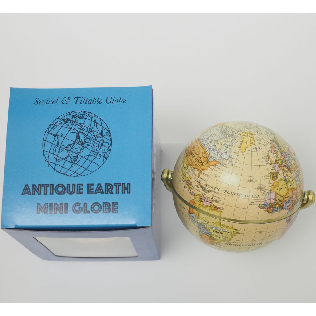 Luxo Antique Vintage Globe, Mini Desktop in 10cm — Luxo other — premium stationery and lifestyle, at Cityluxe Singapore