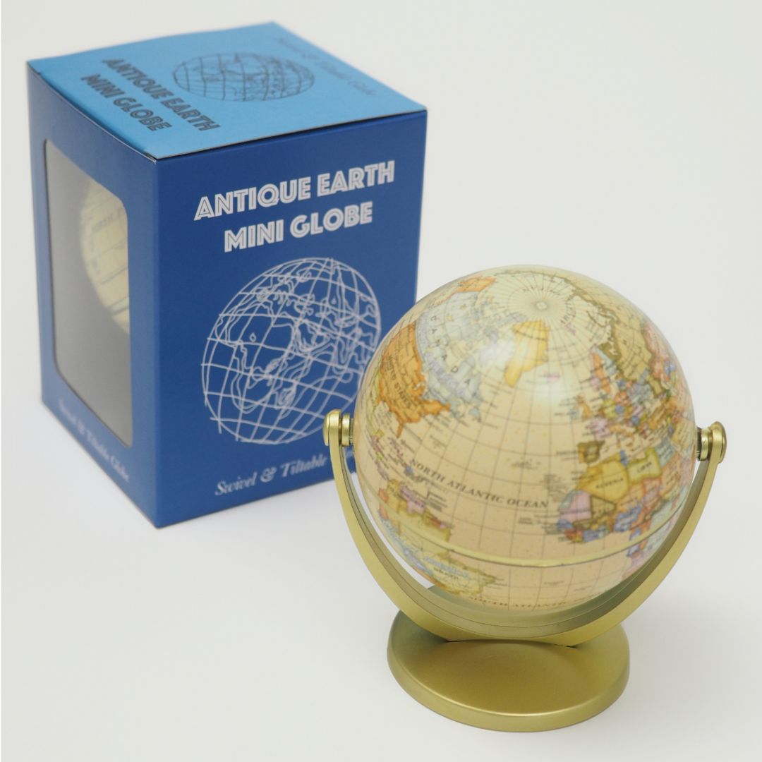Luxo Antique Vintage Globe, Mini Desktop in 10cm — Luxo other — premium stationery and lifestyle, at Cityluxe Singapore