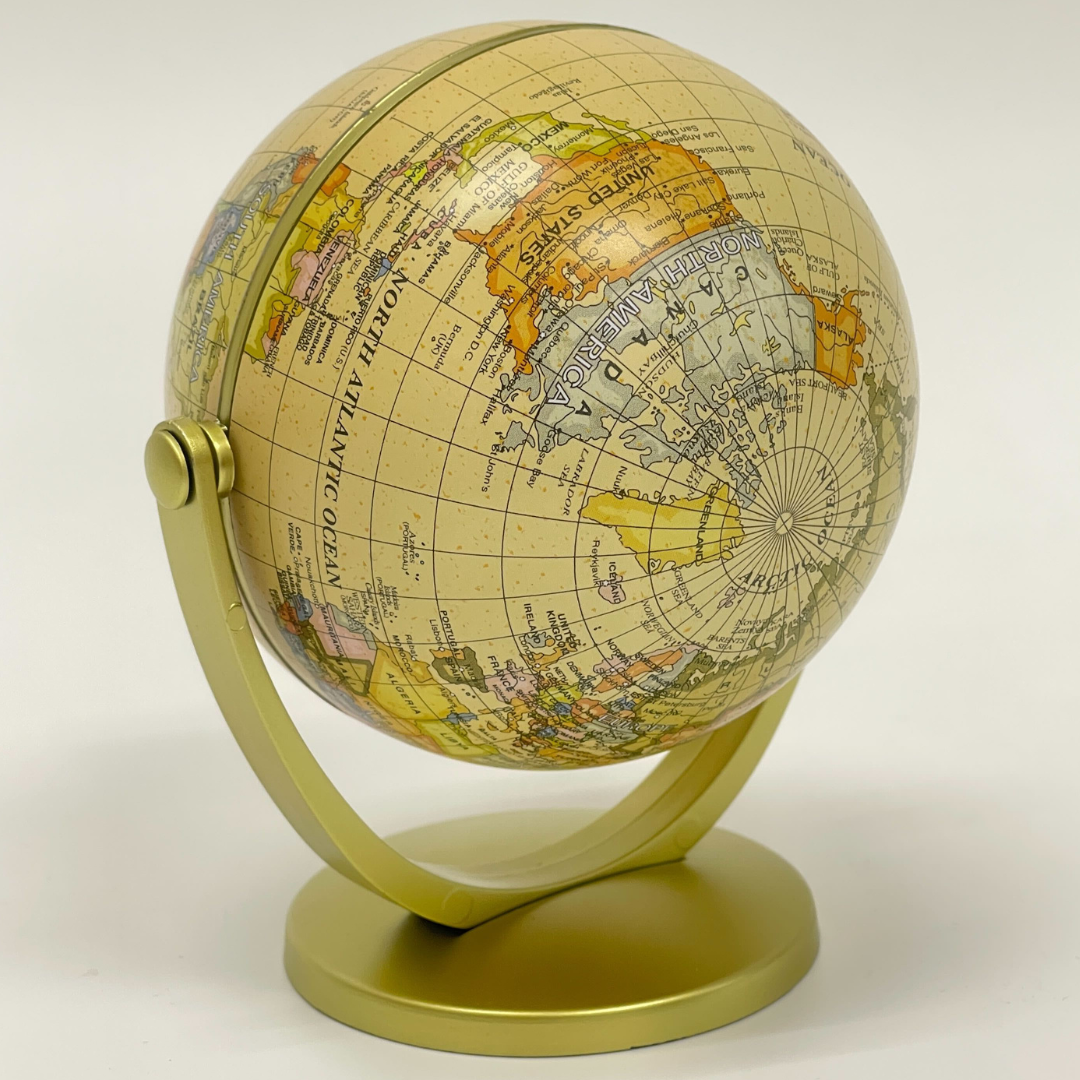 Luxo Antique Vintage Globe, Mini Desktop in 10cm — Luxo other — premium stationery and lifestyle, at Cityluxe Singapore