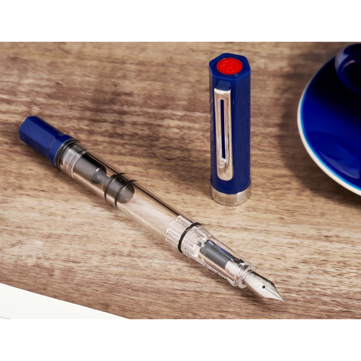TWSBI ECO Fountain Pen - Dark Sapphire — flat lay
