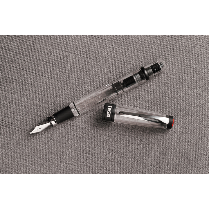 TWSBI Diamond 580 AL R Fountain Pen - Black — flat lay