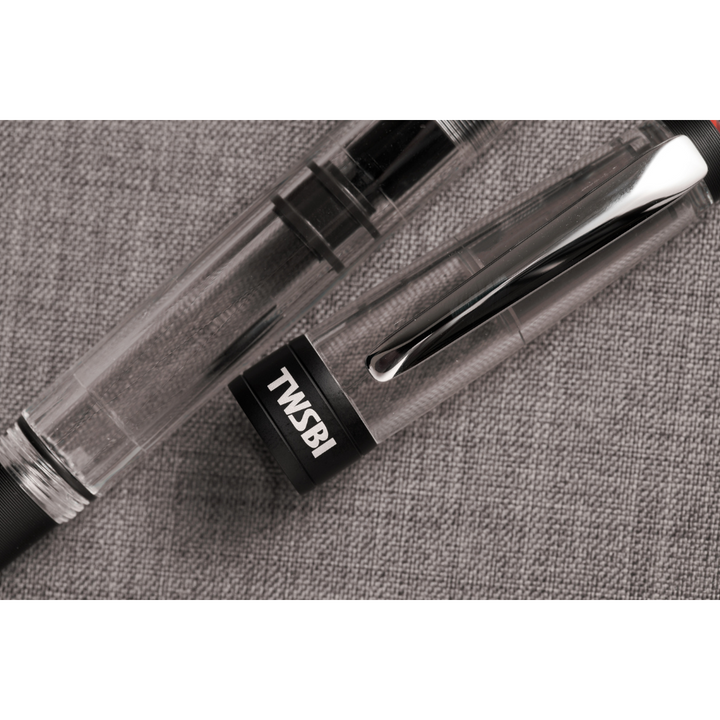 TWSBI Diamond 580 AL R Fountain Pen - Black — flat lay