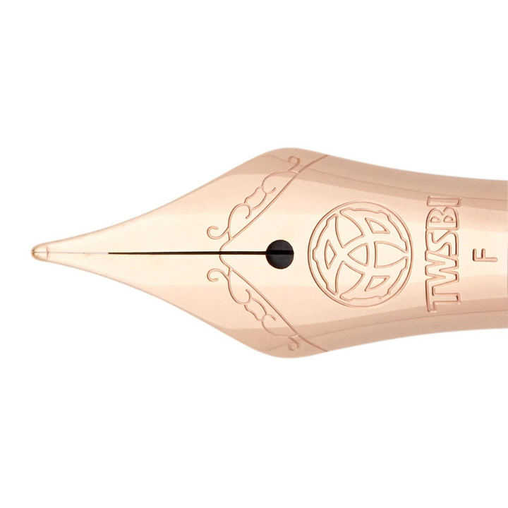 TWSBI ECO Fountain Pen in Creme with Rose Gold — TWSBI fountain pen — precision nib writing instrument, at Cityluxe Singapore stationery store