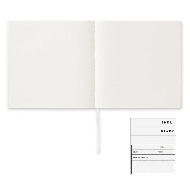 MD Notebook Cotton (A5 Square) - Blank — ruling detail